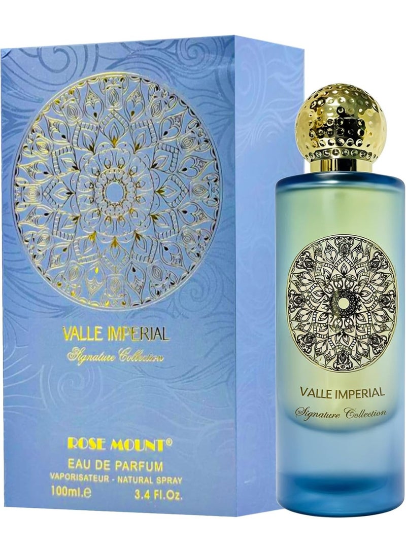 روزماونت فالي إمبيريال | أو دو بارفان 100 مل من مجموعة سيجنتشر | مزيج من الفلفل الوردي والعنبر الأبيض والمسك | عطر ملكي للنساء والرجال - Image 2